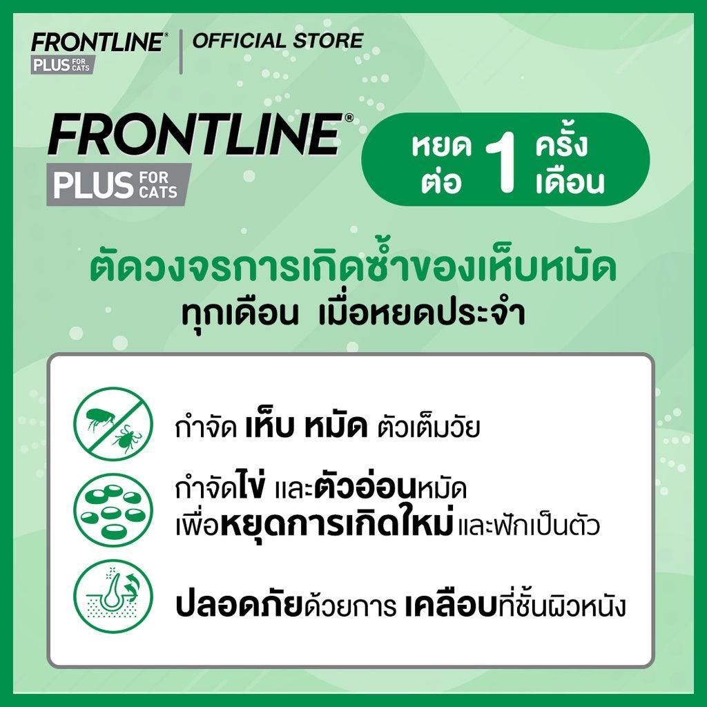 Frontline ยาหยดเห็บหมัด สุนัขและแมว - Keawraksat