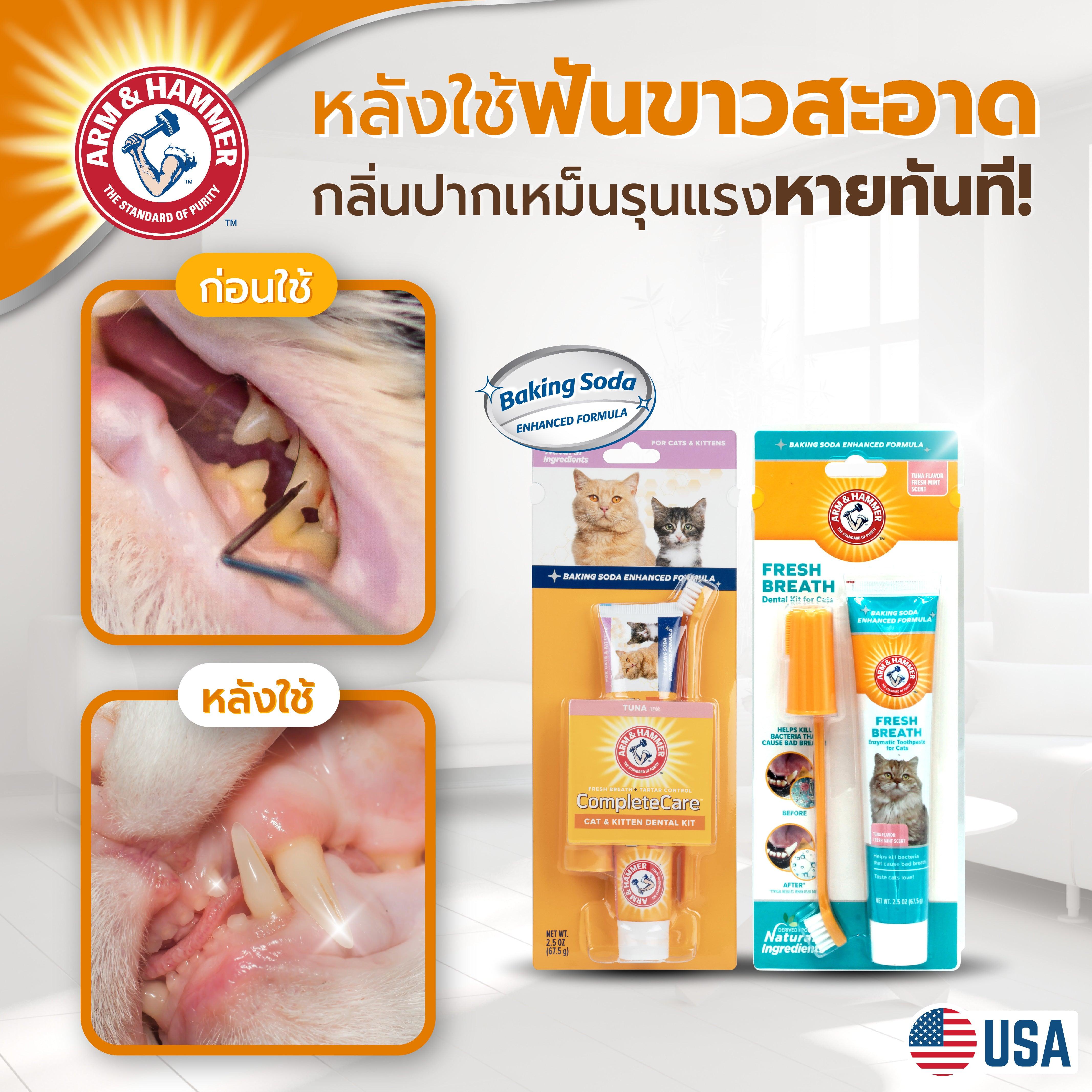 ยาสีฟัน+แปรงแมวดีที่สุด กลิ่นปากหาย ลมหายใจสดชื่น - Keawraksat