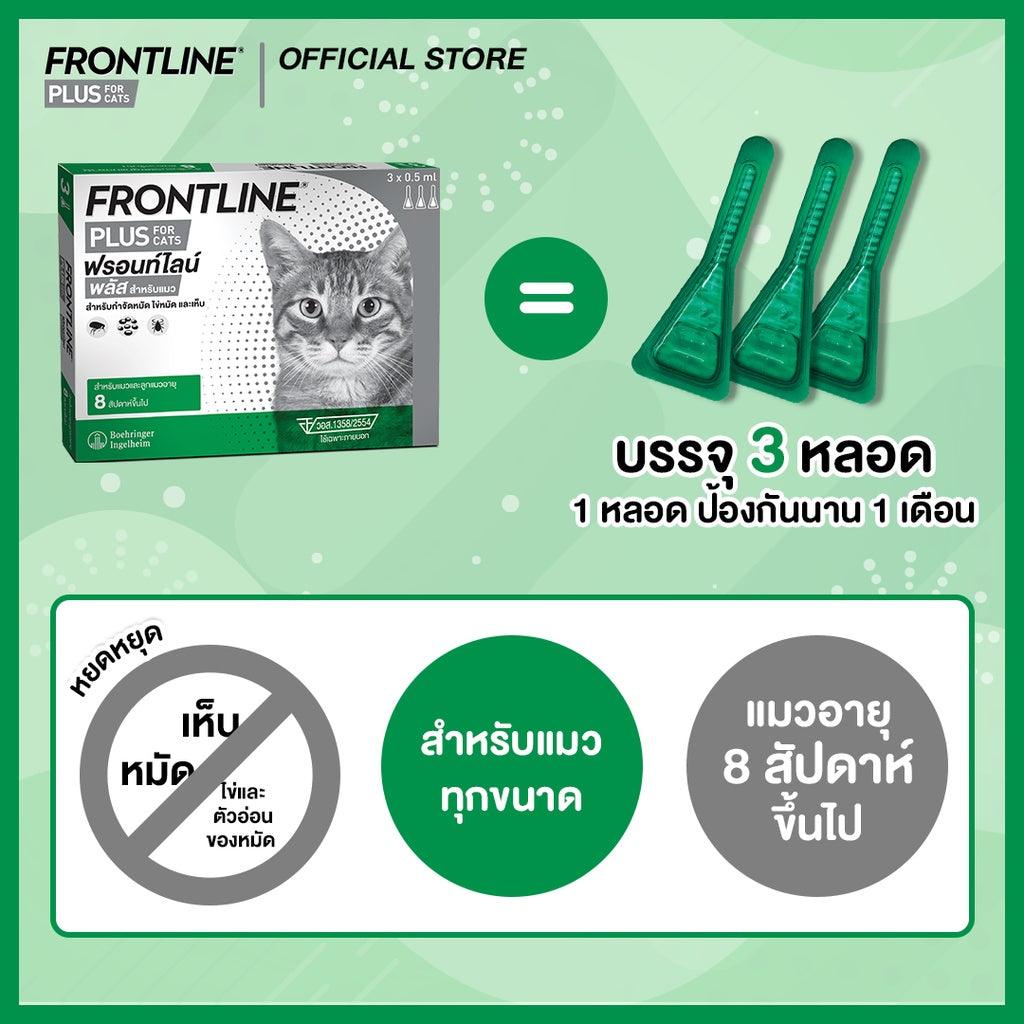 Frontline ยาหยดเห็บหมัด สุนัขและแมว - Keawraksat