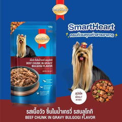 Smartheart อาหารเปียกสุนัข 120ก. 1โหล(12ซอง) - Keawraksat